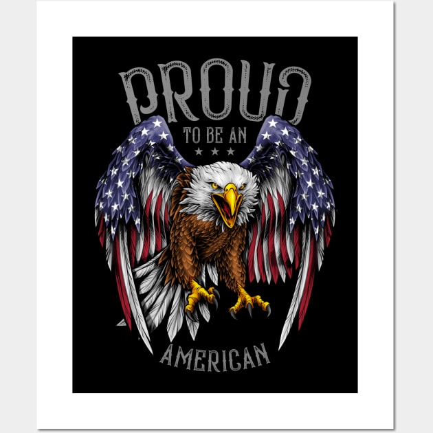 Proud to be an American Wall Art by TreehouseDesigns